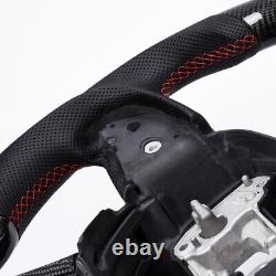 Real carbon fiber Customized Sport Steering Wheel 2015-2019 Challenger Withheated