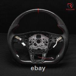 Real carbon fiber Customized Sport Steering Wheel 2018-24 RS S A 6 7 Q5 Q8