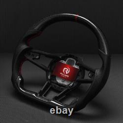 Real carbon fiber Customized Sport Steering Wheel For Audi 2016-2023 TT TTS R8