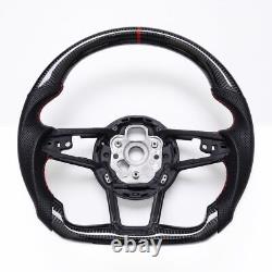 Real carbon fiber Customized Sport Steering Wheel For Audi 2016-2023 TT TTS R8