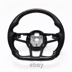 Real carbon fiber Customized Sport Steering Wheel For Audi 2016-2023 TT TTS R8