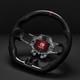 Real carbon fiber D-Type Sport Steering Wheel For 2015-2017 FORD MUSTANG GT OEM