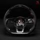 Real carbon fiber Flat Customized Sport LED Steering Wheel 17-22 RS A S 3 4 5