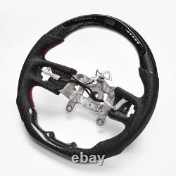 Real carbon fiber Flat Customized Sport LED Steering Wheel 2018-2021 Wrangler