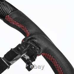 Real carbon fiber Flat Customized Sport LED Steering Wheel 2018-23 Accord