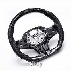 Real carbon fiber Flat Customized Sport LED Steering Wheel BMW G30 530 WithHeated