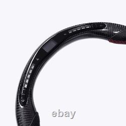 Real carbon fiber Flat Customized Sport Steering Wheel 13-19 IS 250 35 WithHeated