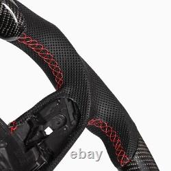 Real carbon fiber Flat Customized Sport Steering Wheel 2017-22 RS A S 3 4 5