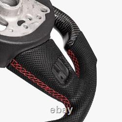Real carbon fiber Flat Customized Sport Steering Wheel 2017-22 RS A S 3 4 5