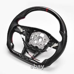 Real carbon fiber Flat Customized Sport Steering Wheel 2018-21 RS S A 6 7 Q5 Q8
