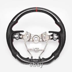 Real carbon fiber Flat Customized Sport Steering Wheel 2018-23 Camry Avalon RAV4