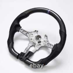 Real carbon fiber Flat Customized Sport Steering Wheel BMW F10 528I No heated