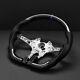 Real carbon fiber Flat Customized Sport Steering Wheel BMW F10 528I Withheatde OEM