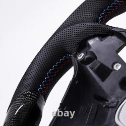 Real carbon fiber Flat Customized Sport Steering Wheel E90 91 92 93 For M3 Only