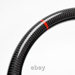 Real carbon fiber Flat Customized Sport Steering Wheel INFINITI Q50 2013-17