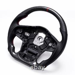Real carbon fiber Flat Customized Sport Steering Wheel Toyota 2019-2024 Supra