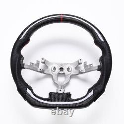 Real carbon fiber Flat Customized Sport Universal Steering Wheel Corvette C6 Z06