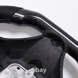 Real carbon fiber Flat Customized Sport Universal Steering Wheel E90 E91 E92 E93