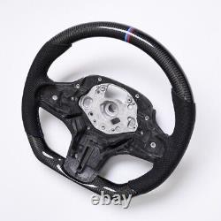Real carbon fiber Flat Customized Sport Universal Steering Wheel For BMW G30 530
