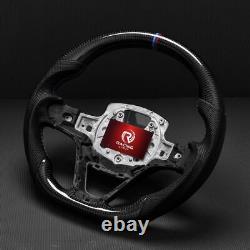 Real carbon fiber Flat Customized Sport Universal Steering Wheel For BMW I8 OEM