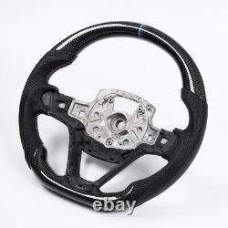 Real carbon fiber Flat Customized Sport Universal Steering Wheel For BMW I8 OEM