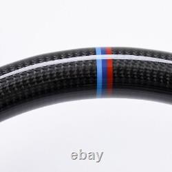Real carbon fiber Flat Customized Sport Universal Steering Wheel For BMW I8 OEM