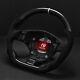 Real carbon fiber Flat Customized Sport Universal Steering Wheel For Maserati GT