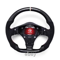 Real carbon fiber Flat Customized Sport Universal Steering Wheel For Maserati GT