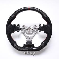 Real carbon fiber Flat Customized Sport Universal Steering Wheel For NISSAN 350Z