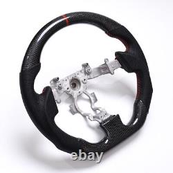 Real carbon fiber Flat Customized Sport Universal Steering Wheel For NISSAN GTR