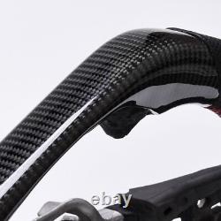 Real carbon fiber Flat Customized Sport Universal Steering Wheel For RANGE ROVER