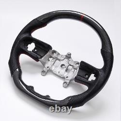 Real carbon fiber Flat Customized Sport Universal Steering Wheel Jeep Wrangler