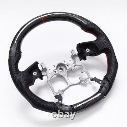 Real carbon fiber Flat Customized Sport Universal Steering Wheel TUNDRA TACOMA