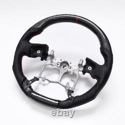 Real carbon fiber Flat Customized Sport Universal Steering Wheel TUNDRA TACOMA