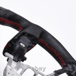 Real carbon fiber Flat Customized Sport Universal Steering Wheel TUNDRA TACOMA