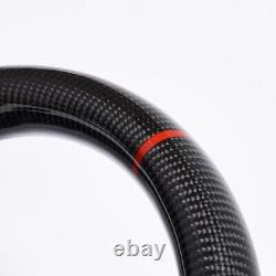 Real carbon fiber Flat Customized Sport Universal Steering Wheel TUNDRA TACOMA