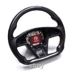 Real carbon fiber Flat Customized Sport WithHeated Steering Wheel 21-23 Model S X