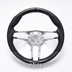 Real carbon fiber Flat Customized Steering Wheel 911 Panamera Mission E 2020-23