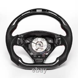 Real carbon fiber Flat LED Steering Wheel for 2008-2019 Maserati GranTurismo GT
