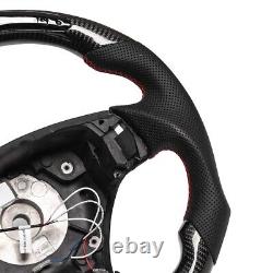 Real carbon fiber Flat LED Steering Wheel for 2008-2019 Maserati GranTurismo GT