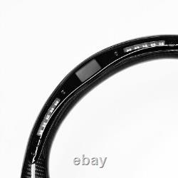 Real carbon fiber For Accord 2018-2023 Flat Customized Sport LED Steering Wheel