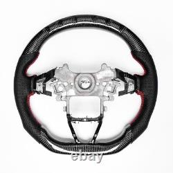 Real carbon fiber For Accord 2018-2023 Flat Customized Sport LED Steering Wheel