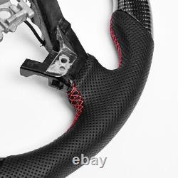 Real carbon fiber For Accord 2018-2023 Flat Customized Sport LED Steering Wheel