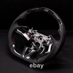 Real carbon fiber LED Sport Withheated Steering Wheel INFINITI Q50 QX50 2013-17
