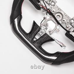 Real carbon fiber LED Sport Withheated Steering Wheel INFINITI Q50 QX50 2013-17