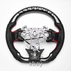 Real carbon fiber LED Sport Withheated Steering Wheel INFINITI Q50 QX50 2013-17