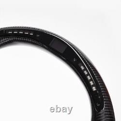 Real carbon fiber LED Sport Withheated Steering Wheel INFINITI Q50 QX50 2013-17