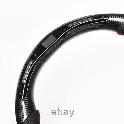 Real carbon fiber LED Sport Withheated Steering Wheel INFINITI Q50 QX50 2013-17
