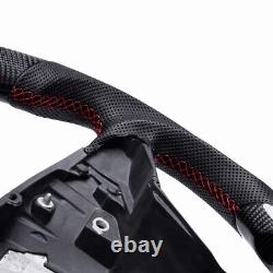 Real carbon fiber Sport No Heated LED Steering Wheel for Tesla Model X/S 2012-20