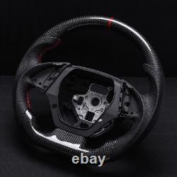 Real carbon fiber Sport Withheated Steering Wheel for Chevrolet Camaro 2016-2023